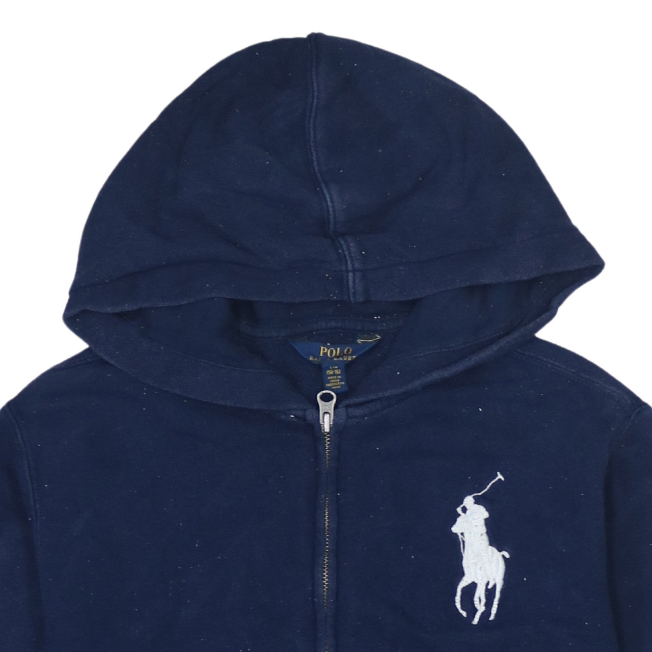 Ralph Lauren Big Pony + Backprint Zip Hoodie (S)