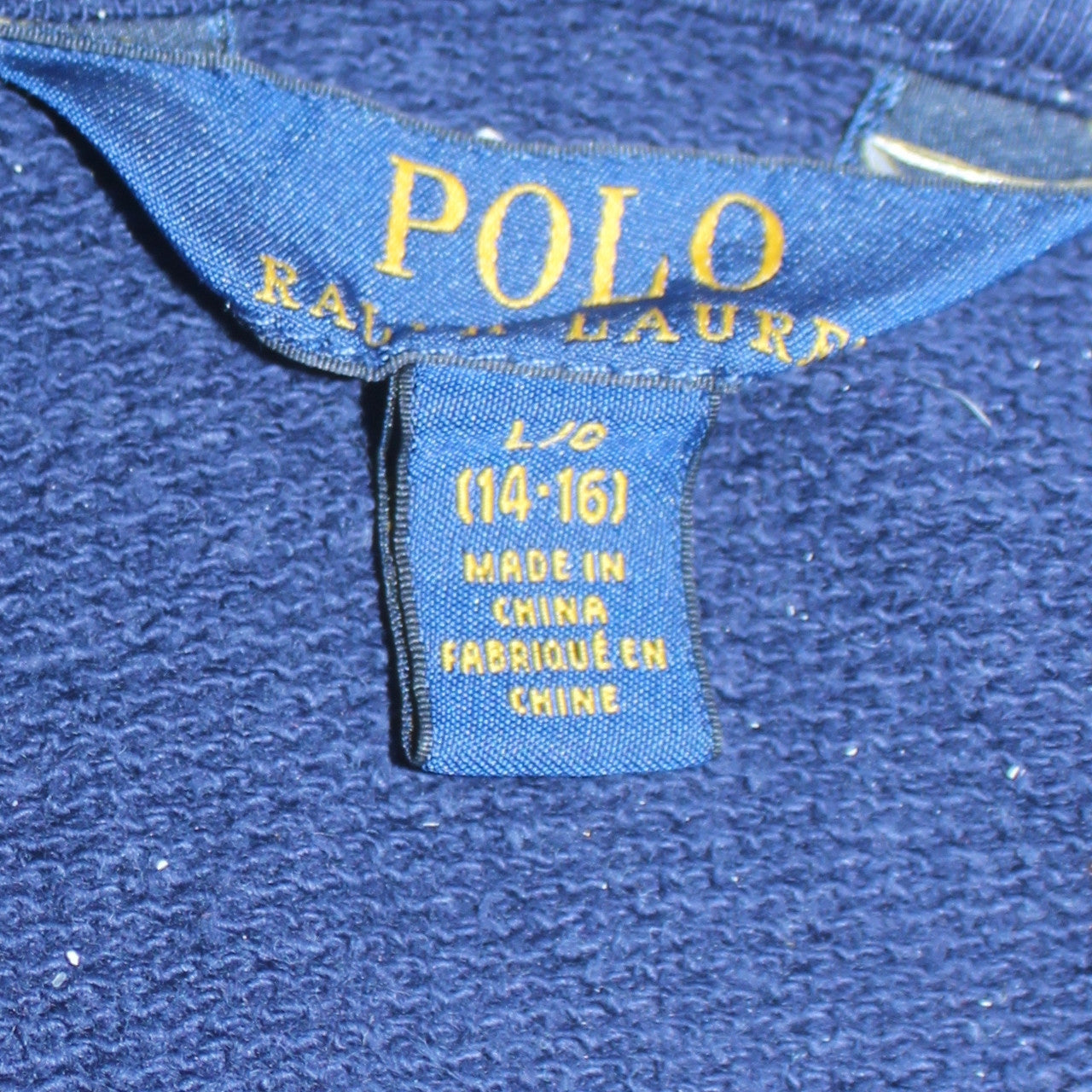 Ralph Lauren Big Pony + Backprint Zip Hoodie (S)