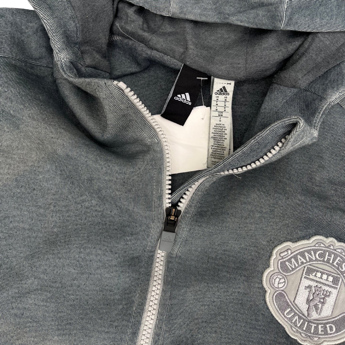 Adidas ManU Zip Hoodie (M)