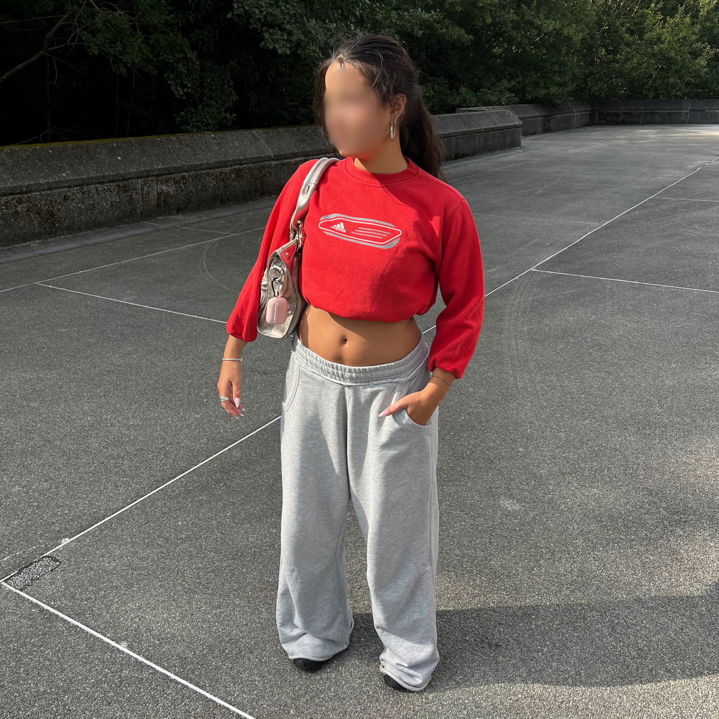 Adidas Sweater Cropped (XS)