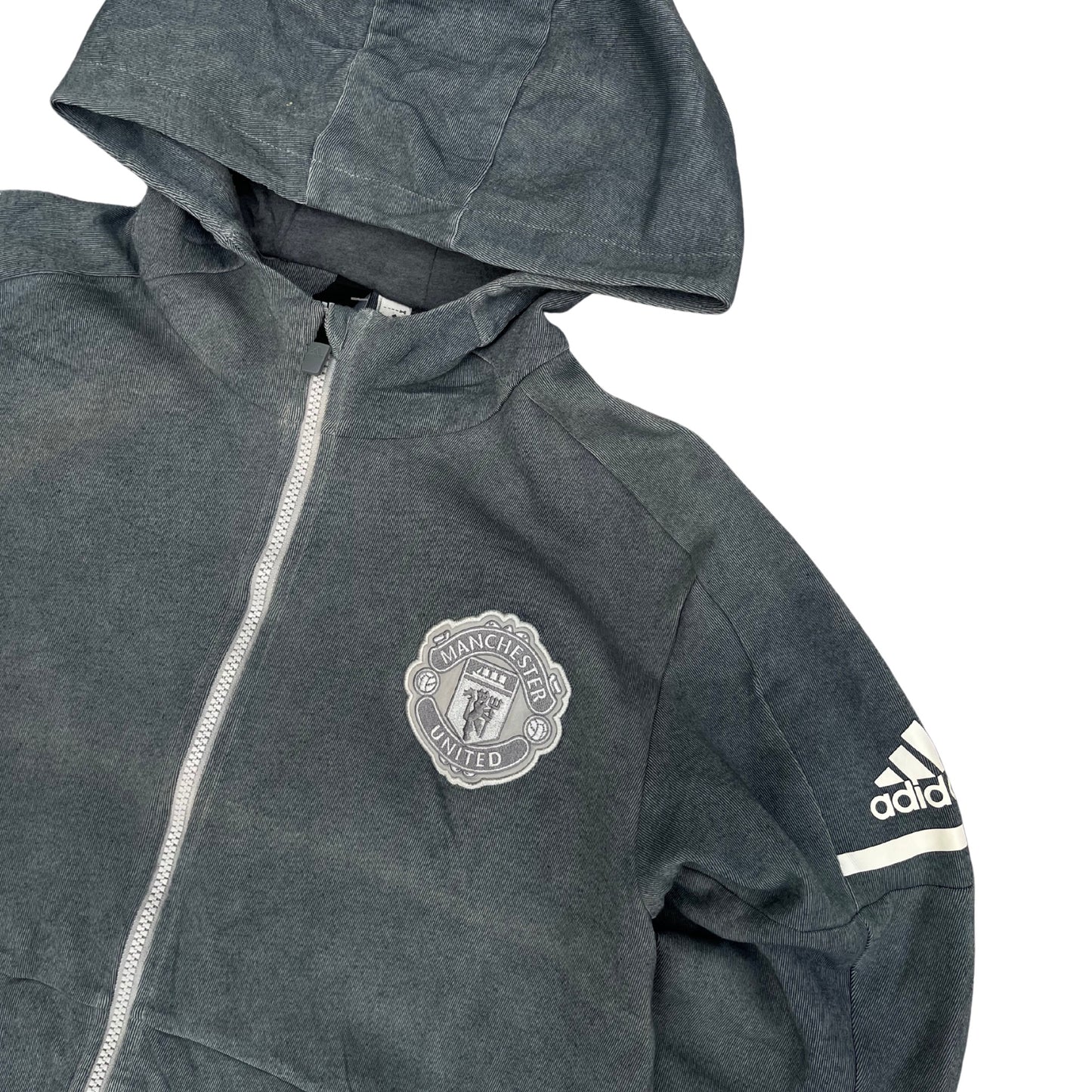 Adidas ManU Zip Hoodie (M)