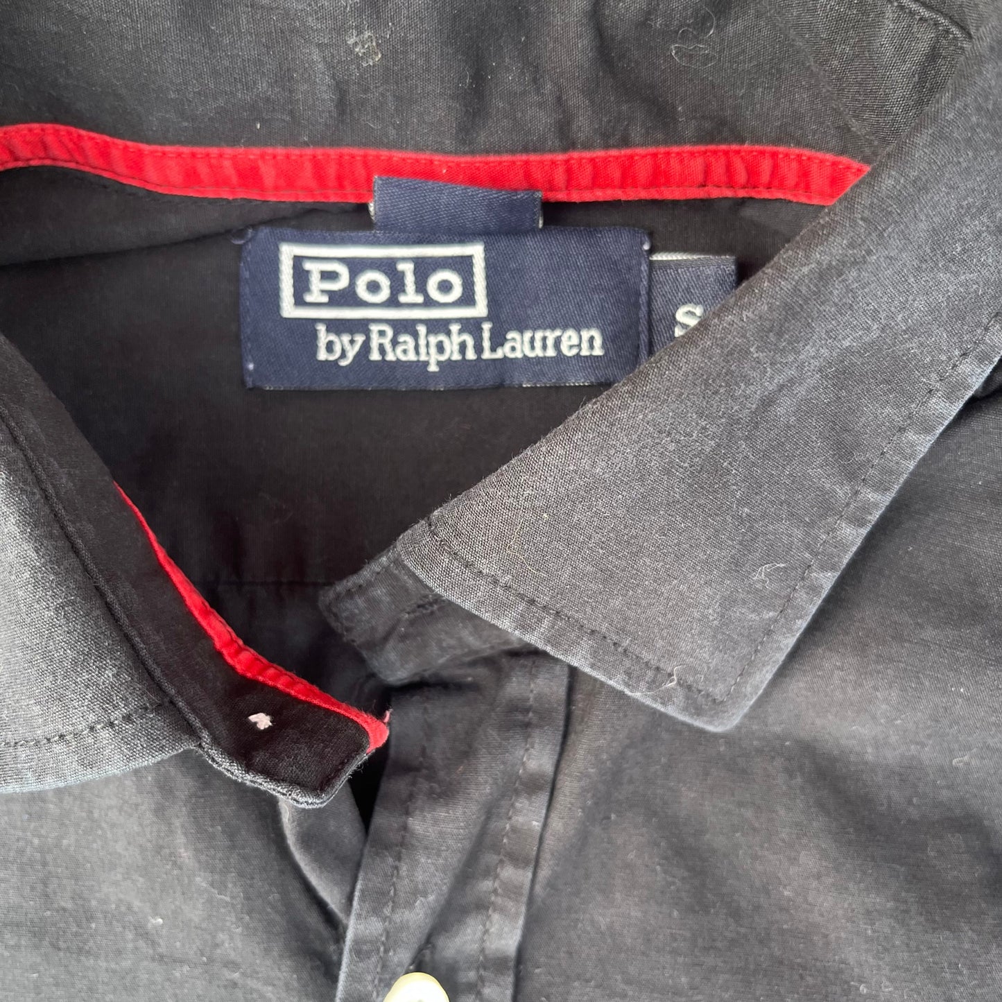 Polo à manches longues Ralph Lauren Big Pony (M)
