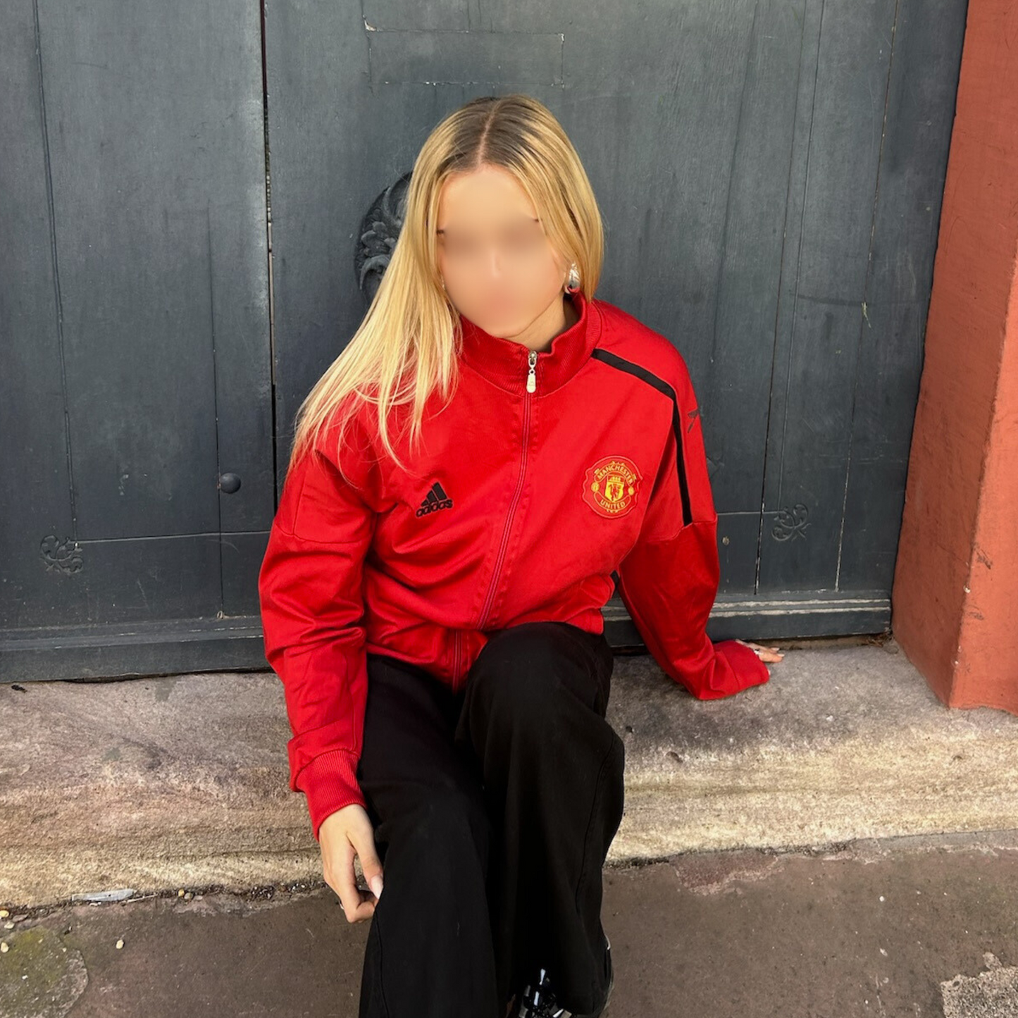 Adidas ManU Trainingsjacke (S)