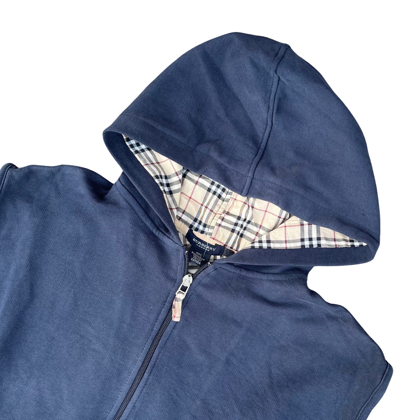 Gilet à capuche entièrement zippé Burberry (L)