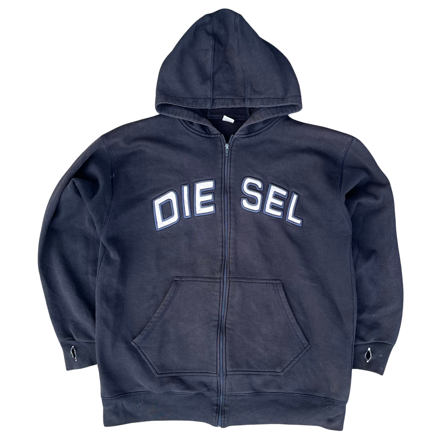 Diesel Spellout Zip Hoodie (L)