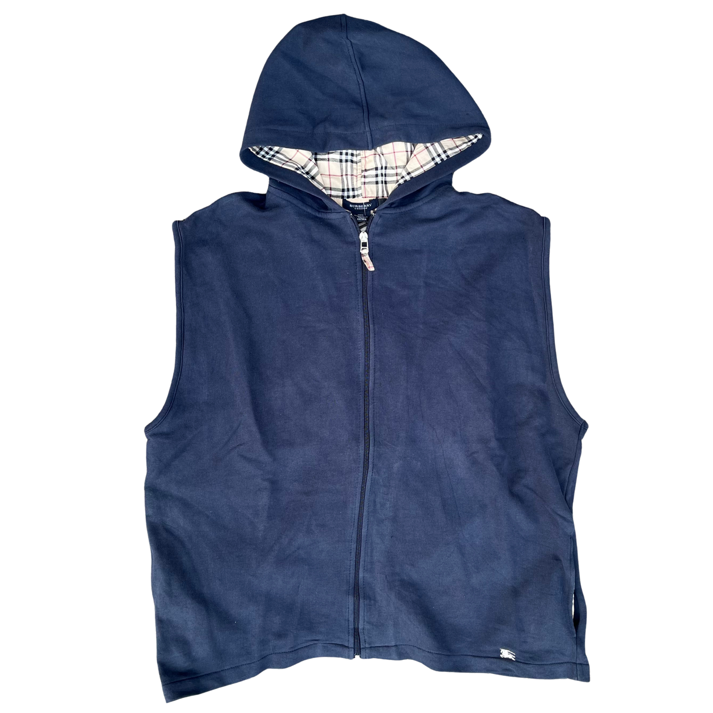 Gilet à capuche entièrement zippé Burberry (L)