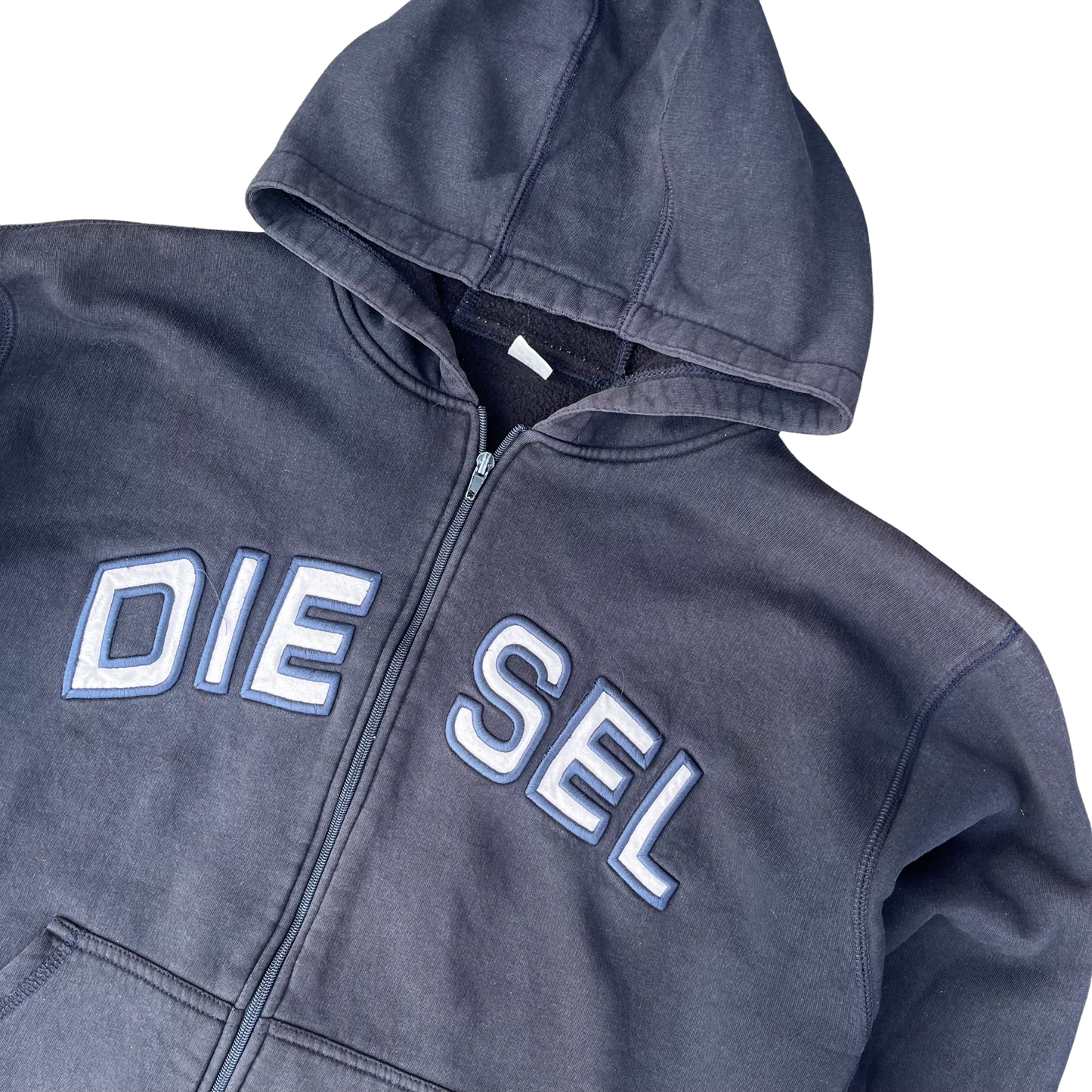 Diesel Spellout Zip Hoodie (L)