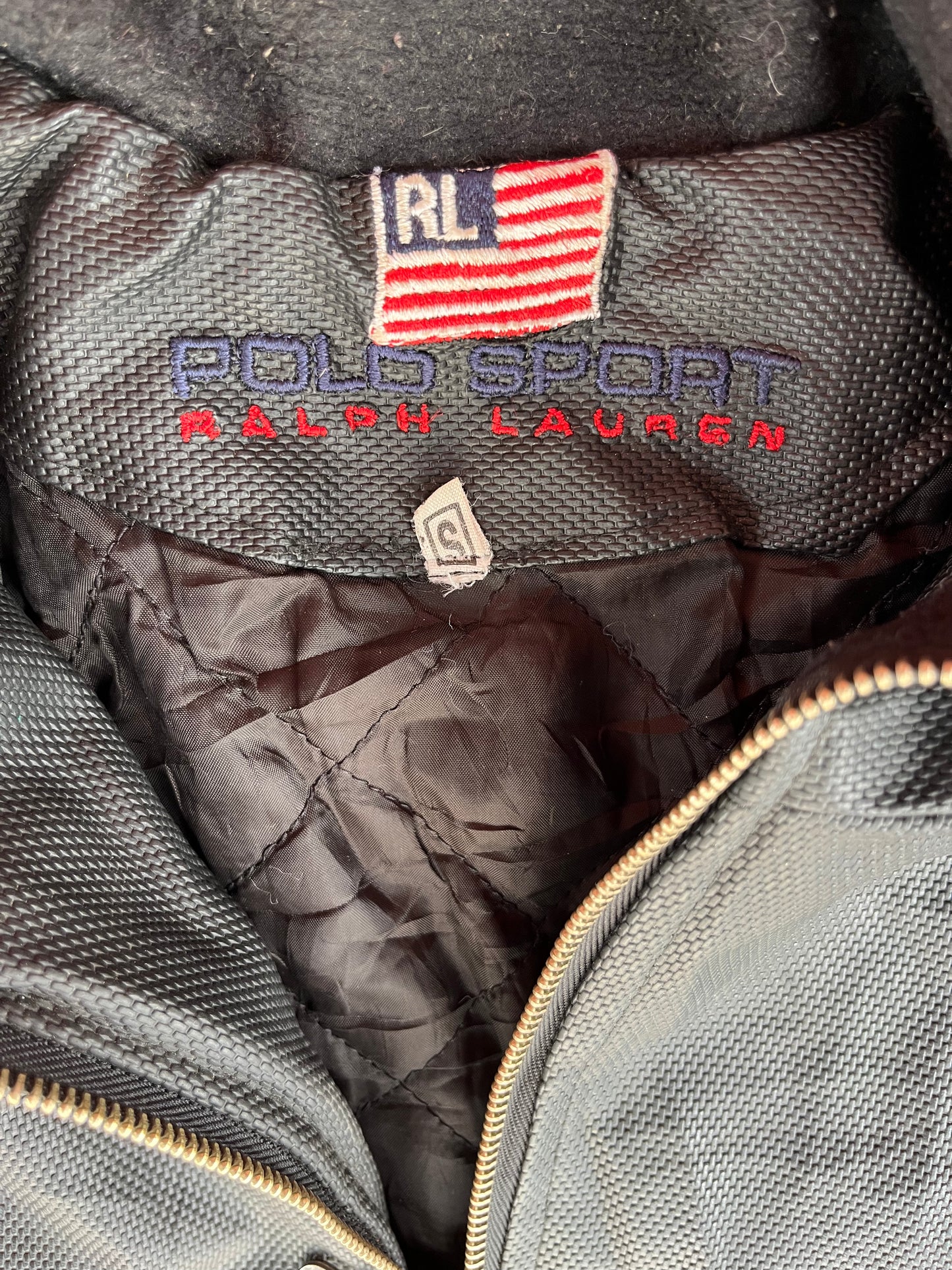 Veste Ralph Lauren à imprimé au dos (S)