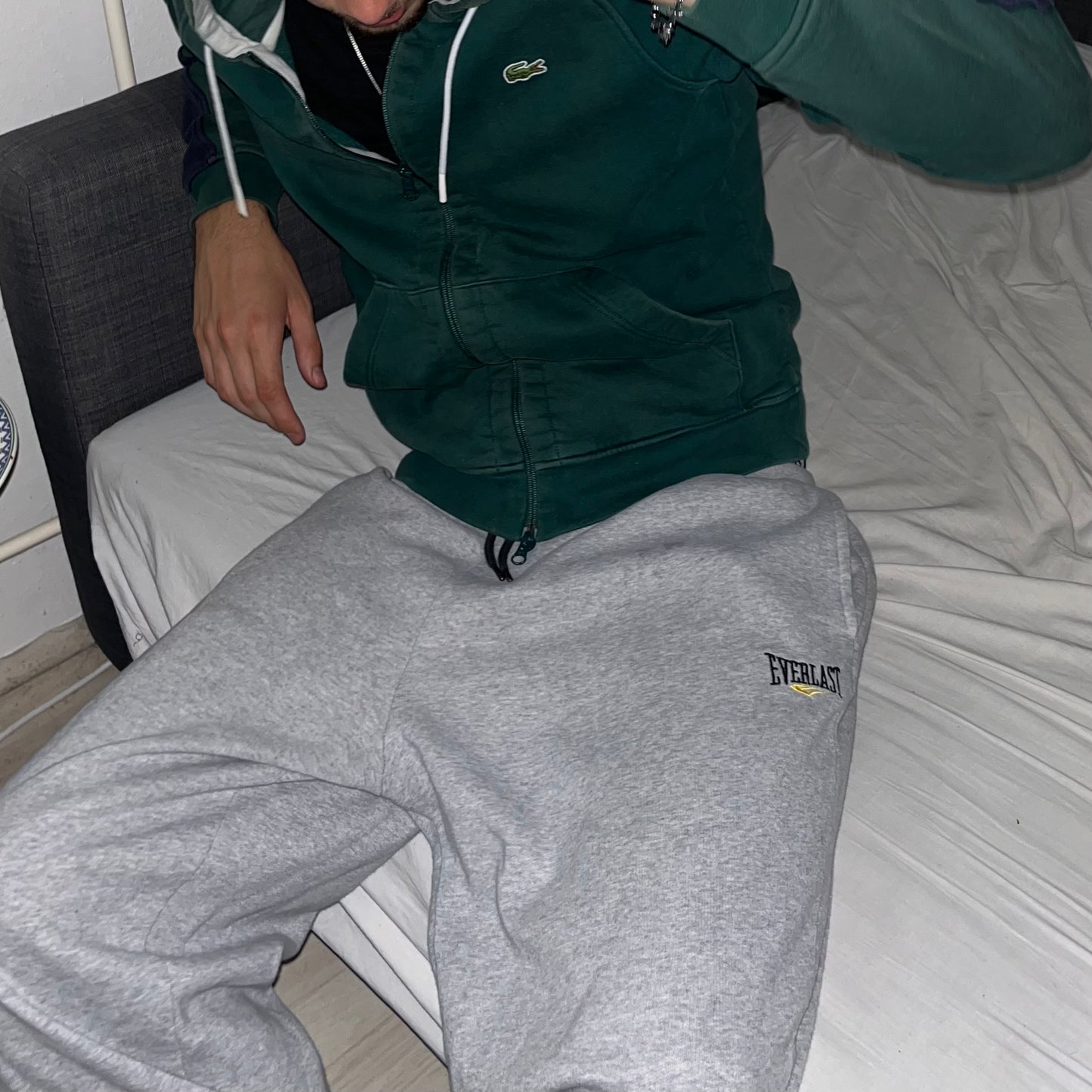 Sweat à capuche zippé Lacoste (L)