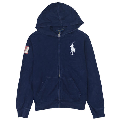Ralph Lauren Big Pony + Backprint Zip Hoodie (S)