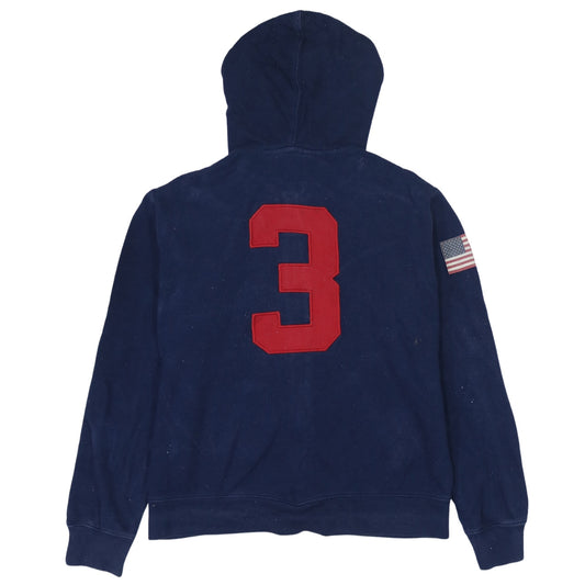 Ralph Lauren Big Pony + Backprint Zip Hoodie (S)