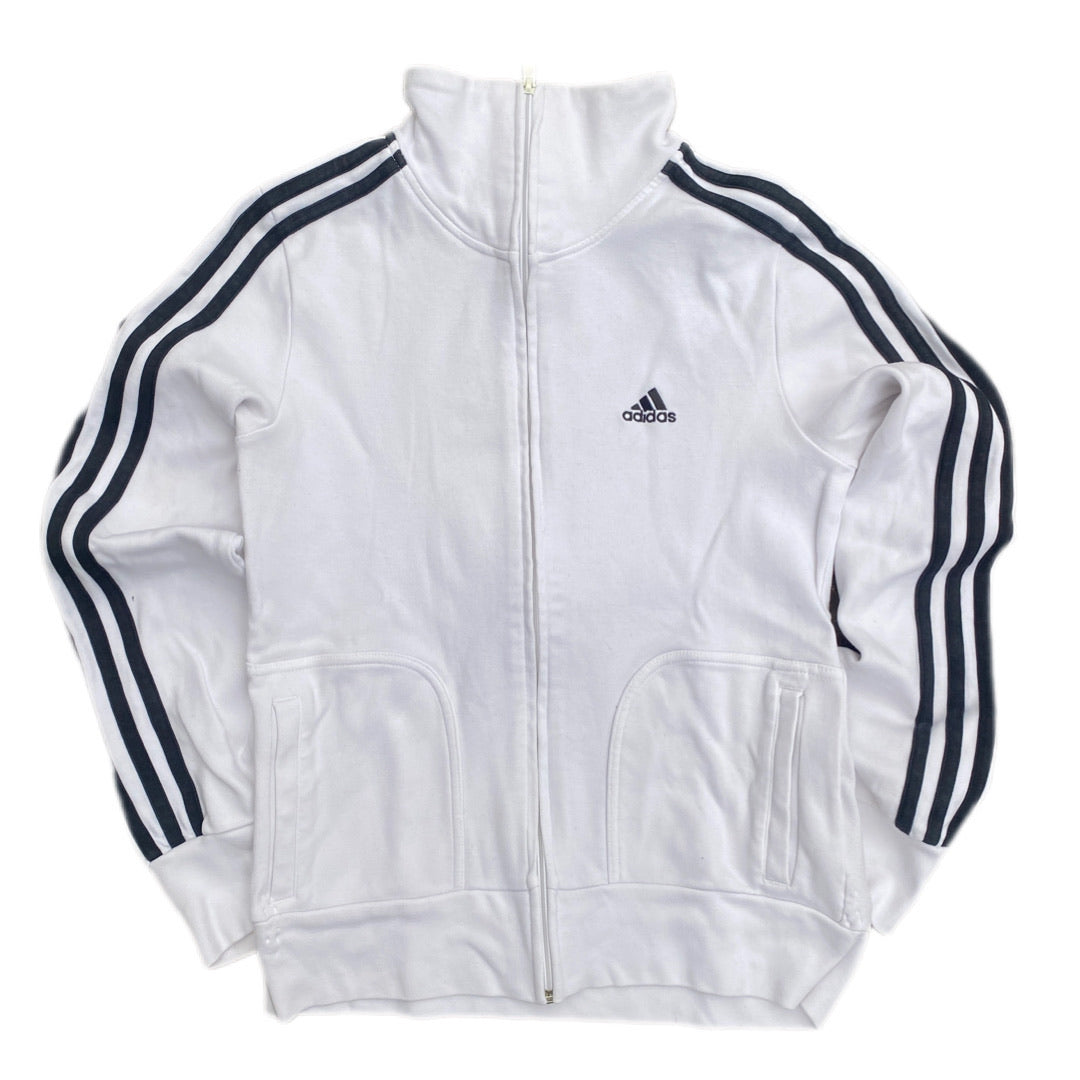 Adidas Striped Zip Trainerjacke (S)