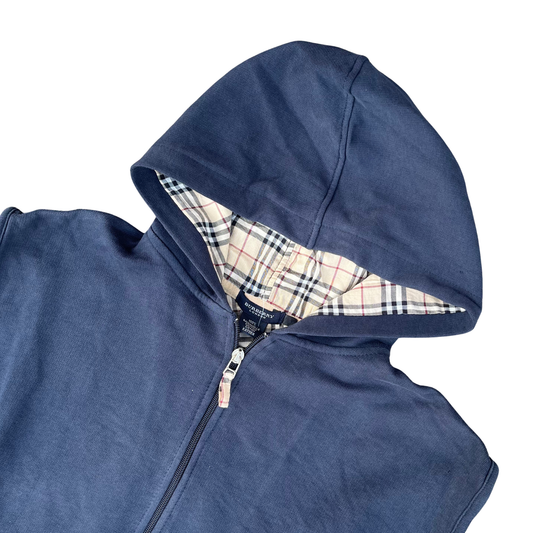 Gilet à capuche entièrement zippé Burberry (L)