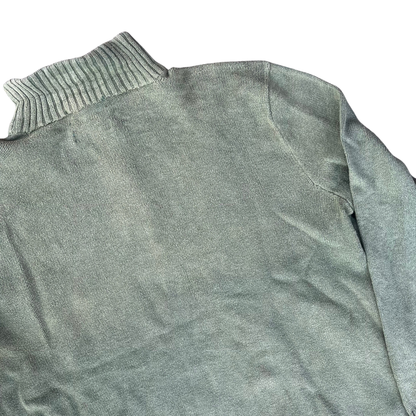 Pull en tricot Polo Ralph Lauren à fermeture éclair quart de tour (L)