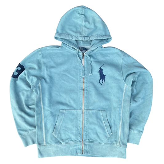 Sweat à capuche zippé Ralph Lauren Big Pony (L)