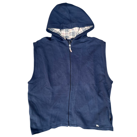 Gilet à capuche entièrement zippé Burberry (L)
