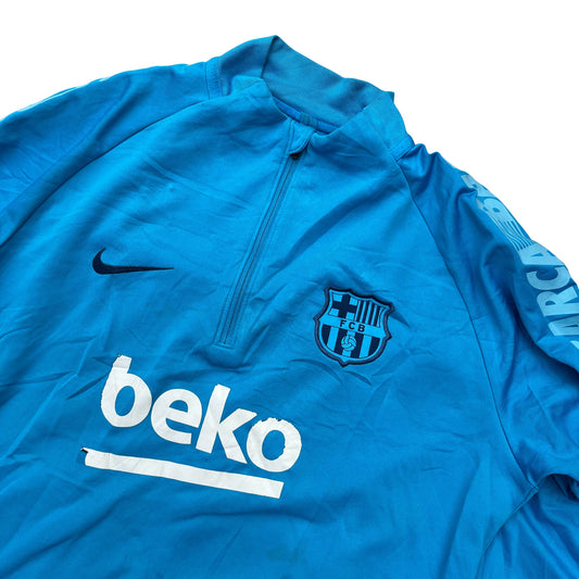 Sweat-shirt Nike FC Barcelone 1/4 zip (S)